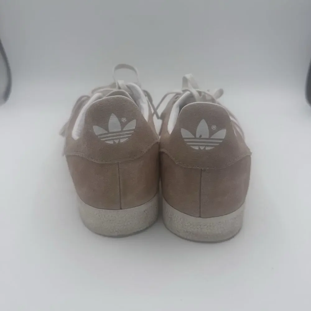 Adidas Originals Gazelle Magic Beige/Cloud White/Magic Beige Size 10.5
